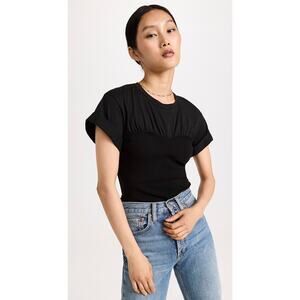 A.L.C. Black Frankie Tee Shirt